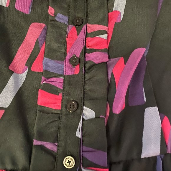 Marc by Marc Jacobs Silk peplum adjustable strap top Size 4 - Picture 2 of 6